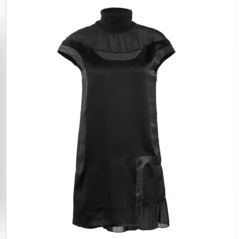 UNDERCOVER by Jun Takahashi Black Silk High Neck Dress